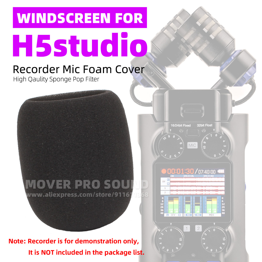 Recording Pop Filter - SnapVox ZOOM H5 STUDIO ile Uyumlu