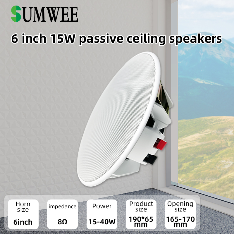 Audio Music System For Home - 6 inç 8ohm Tavan Hoparlörü Tam