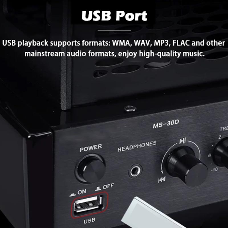 Audio Music Youtube - HIFI 2.1Ch Vakum Tüp Amp Bluetooth