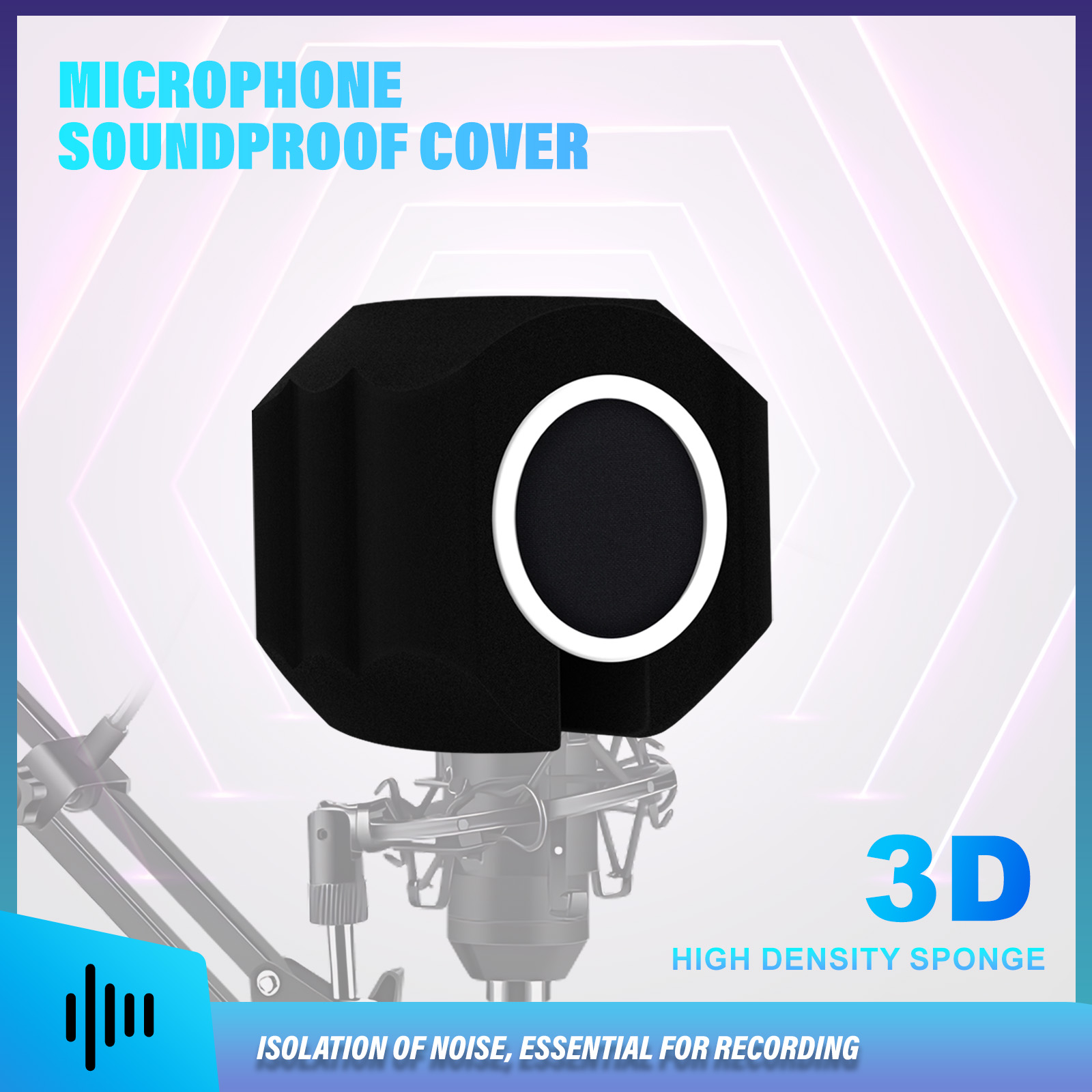 Recording Pop Filter - Mikrofon Rüzgar Kalkanı Pop Filtre Yalıtım