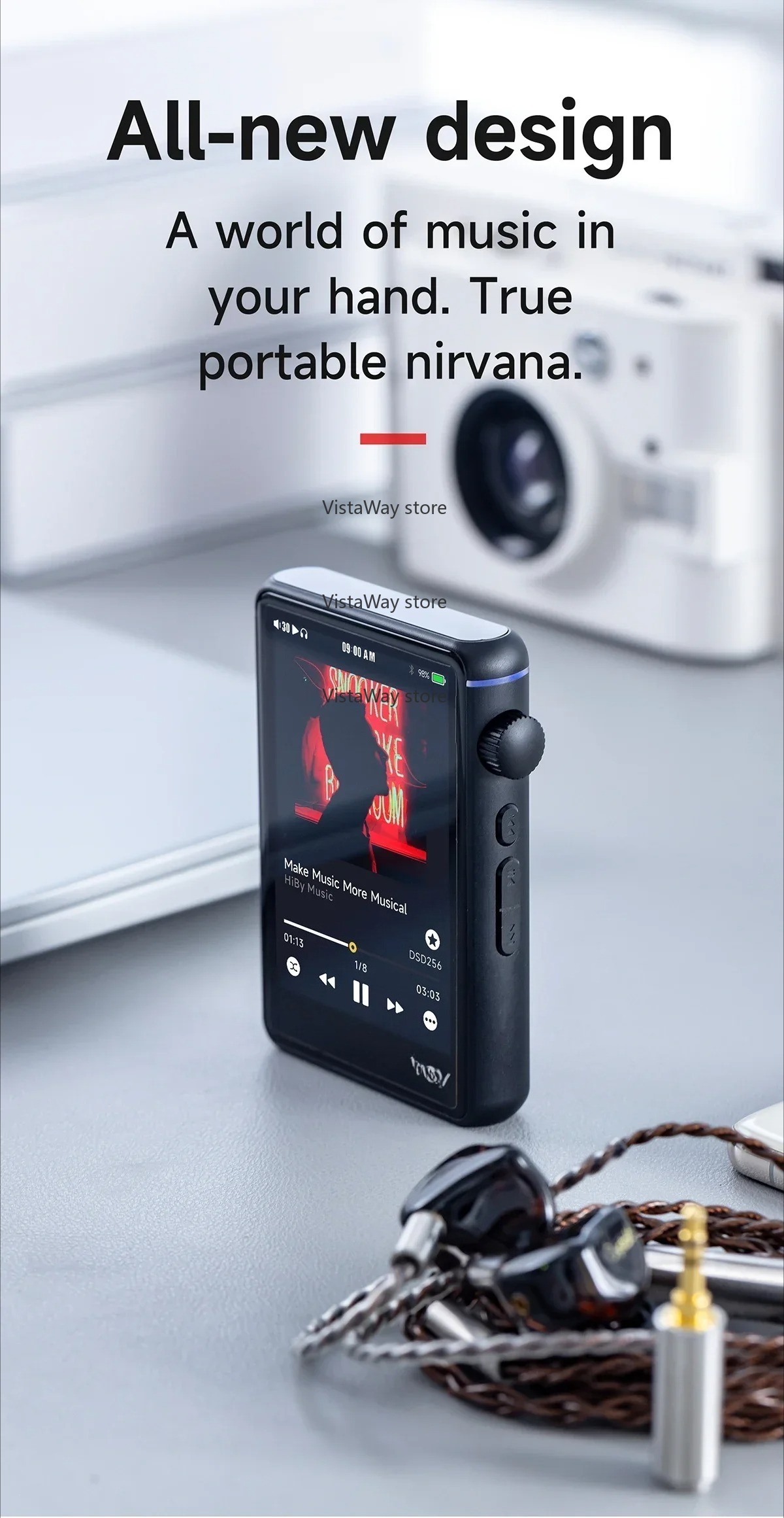Audio Music Web - Bluetooth WiFi Müzik Çalar MP3 HiFi