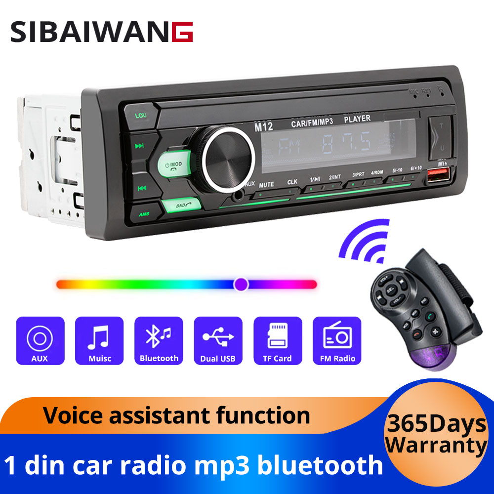 Audio Music Player App - 1 Din araç radyosu mp3 bluetooth