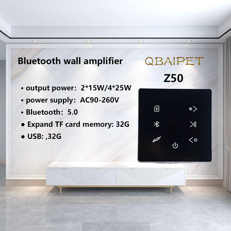 Audio Music System For Home - Bluetooth duvar amplifikatör ev sineması ses