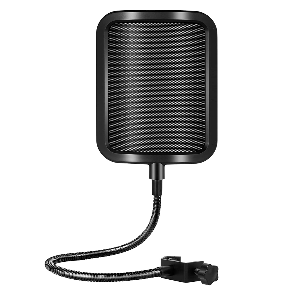 Recording Pop Filter - Metal Pop Filtre Evrensel Mikrofon Ön