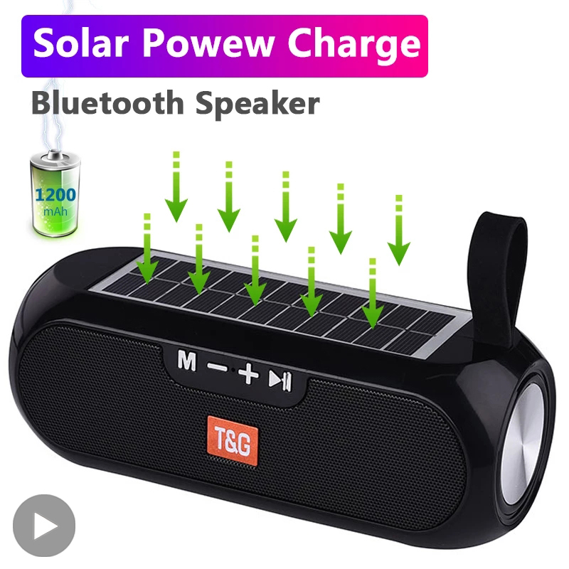 Audio Music System For Home - Güneş Enerjili Radyo FM Açık Hava