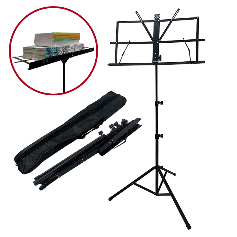 Audio Into Music Sheet - Katlanabilir Kompakt Notalar Tripod-Taban Standı Çalma