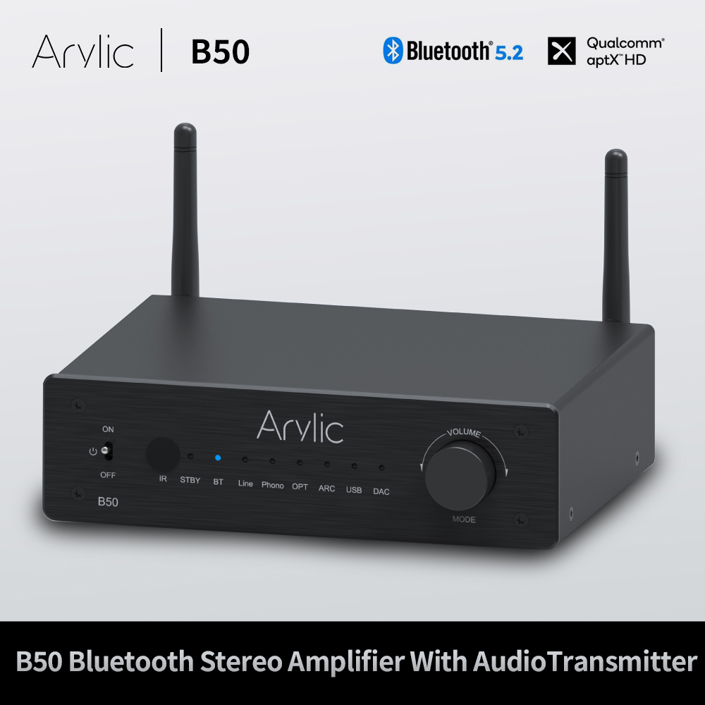 Audio Music System For Home - B50 Bluetooth Stereo Amplifikatör Ev Ses