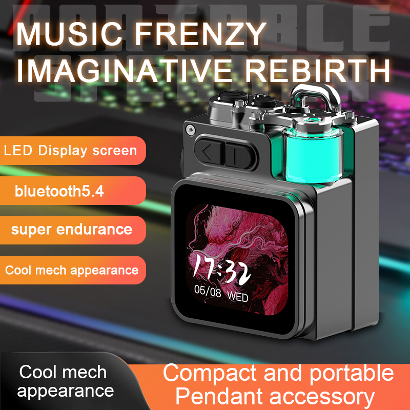 Audio Music Player App - Akıllı Dokunmatik Ekran Bluetooth Hoparlör Mini