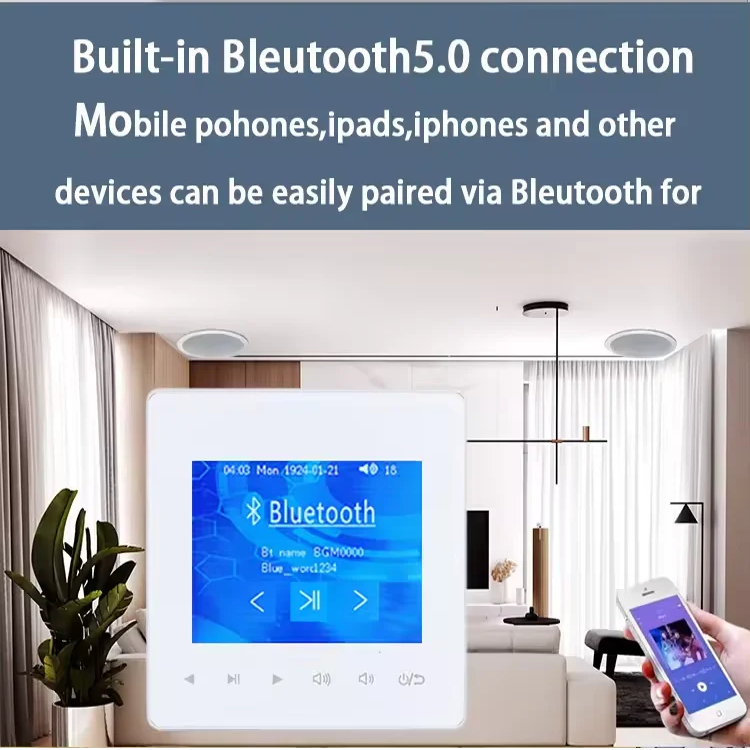 Ev Bluetooth Duvar Amplifikatö - Audio Music System For Home incelemesi ve fiyatı