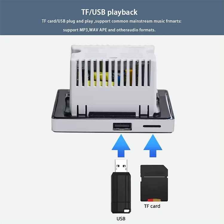 Ev Bluetooth Duvar Amplifikatö - Audio Music System For Home incelemesi ve fiyatı