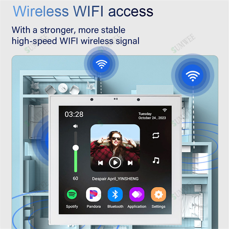 Ev WIFI Akıllı Ses Duvar Ampli - Audio Music System For Home incelemesi ve fiyatı