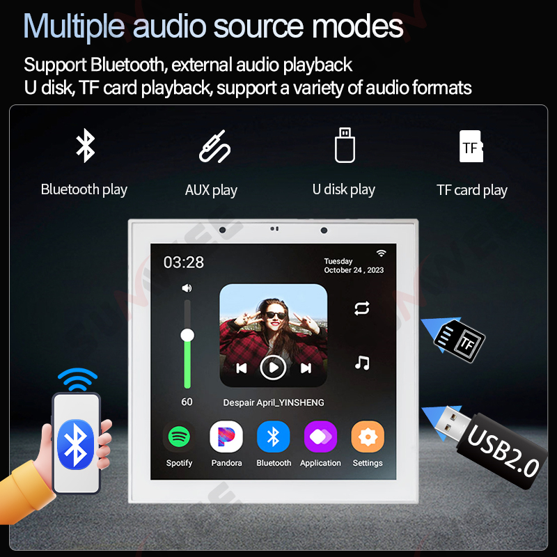 Ev WIFI Akıllı Ses Duvar Ampli - Audio Music System For Home incelemesi ve fiyatı