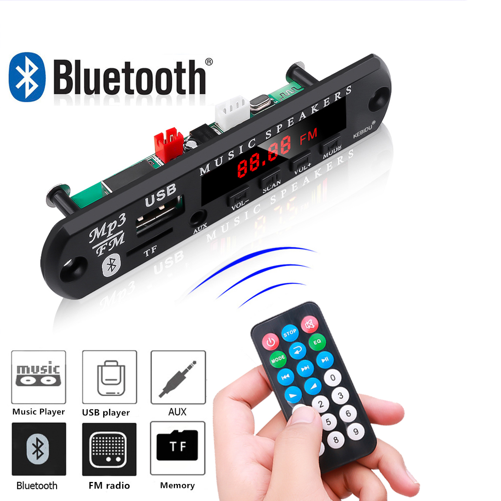 1-5 adet 9V 12V MP3 WMA dekode - Audio Music Recorder incelemesi ve fiyatı