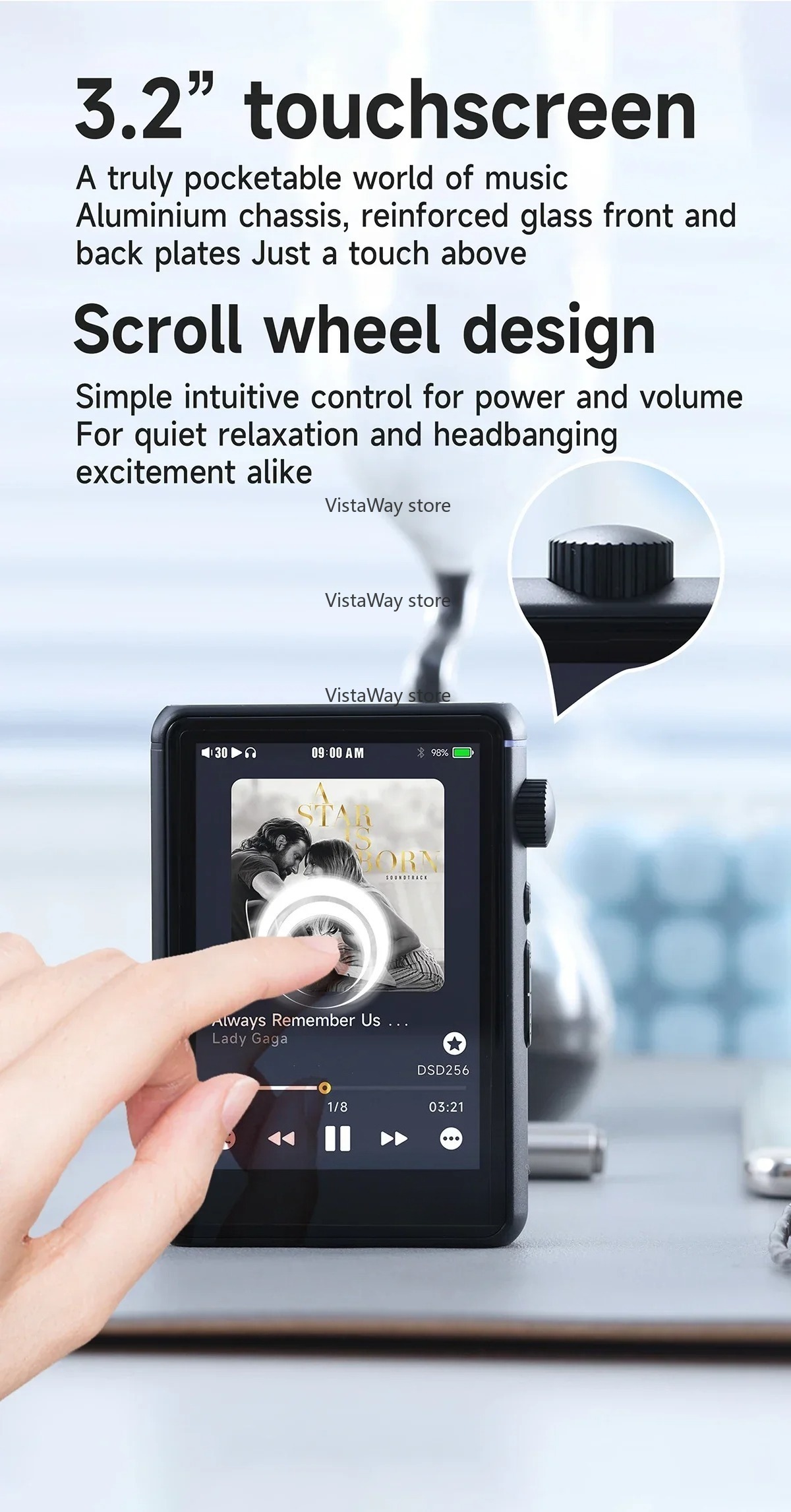 Bluetooth WiFi Müzik Çalar MP3 - Audio Music Web incelemesi ve fiyatı