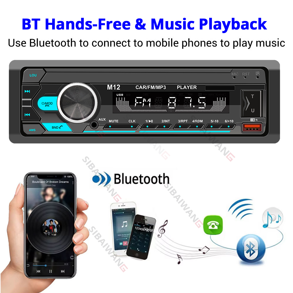 1 Din araç radyosu mp3 bluetoo - Audio Music Player App incelemesi ve fiyatı