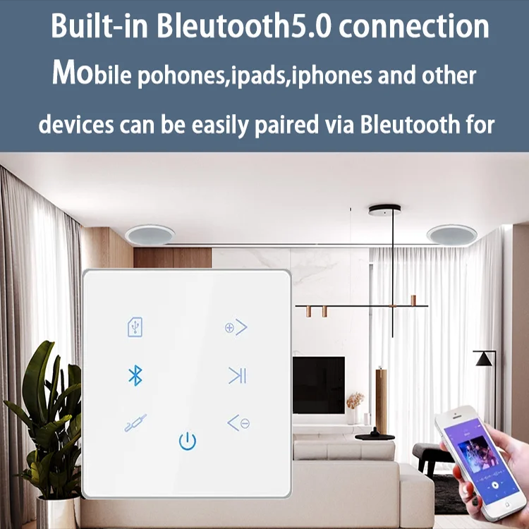 Bluetooth duvar amplifikatör e - Audio Music System For Home incelemesi ve fiyatı