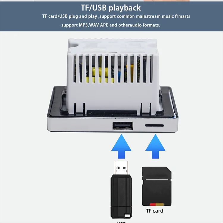 Bluetooth duvar amplifikatör e - Audio Music System For Home incelemesi ve fiyatı