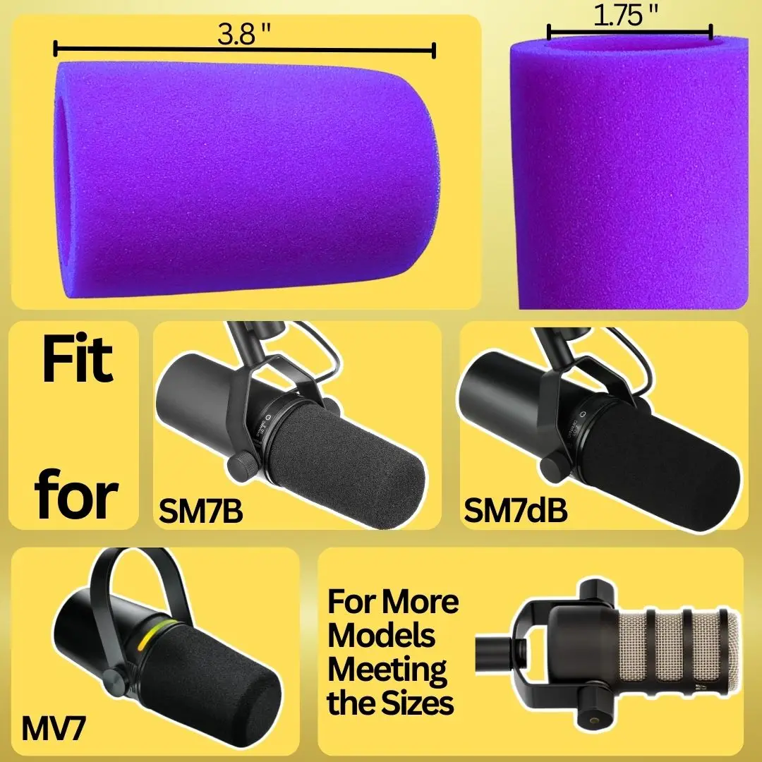 Shure SM7B Mikrofon için Mic S - Recording Pop Filter incelemesi ve fiyatı