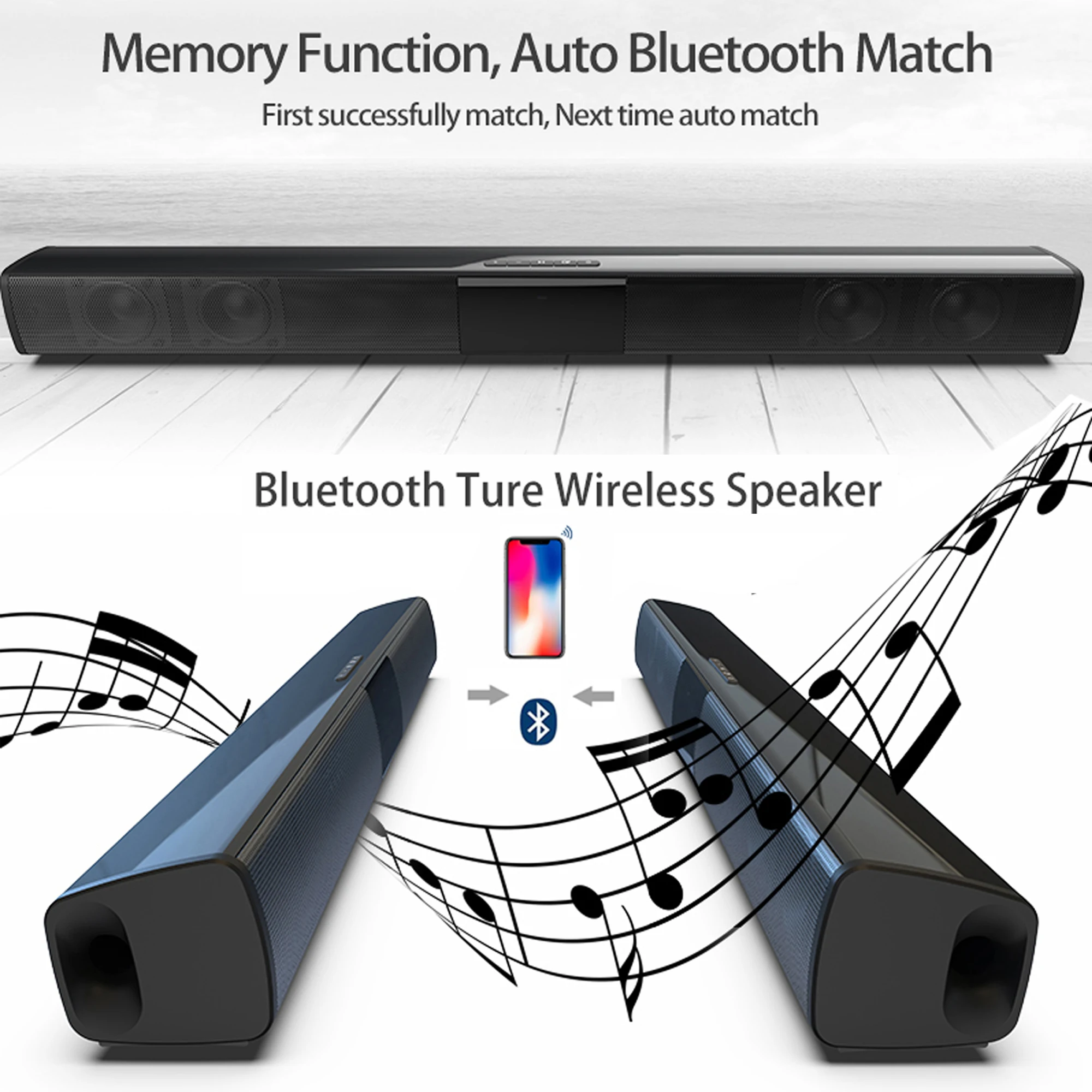 TV bilgisayar için 40W yüksek  - Audio Music System For Home incelemesi ve fiyatı