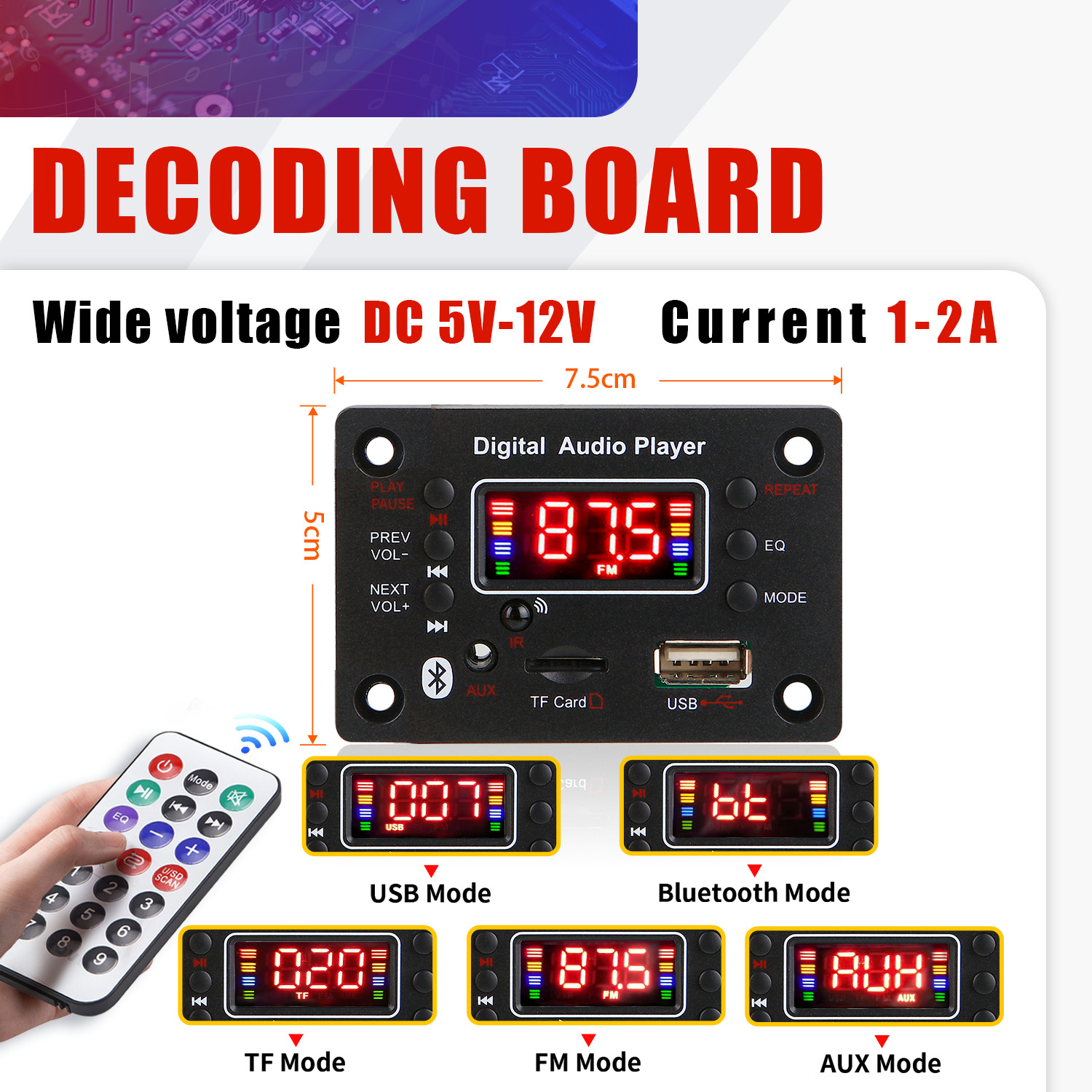 12 V Kablosuz Handsfree Blueto - Audio Music Recorder incelemesi ve fiyatı