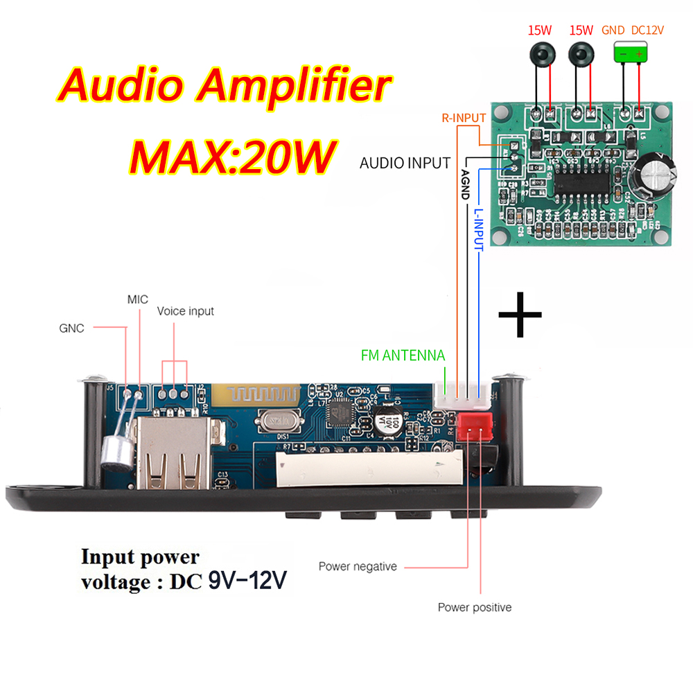 KEBIDU 9V 12V MP3 WMA Dekoder  - Audio Music Recorder incelemesi ve fiyatı